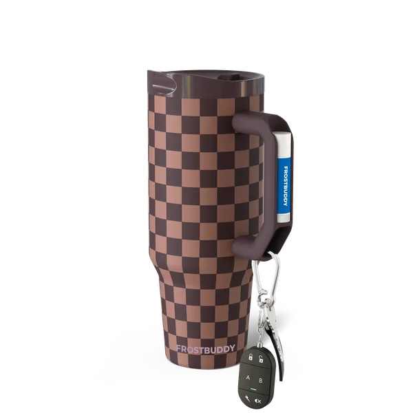 Thicc Buddy 40oz - Espresso Checkered