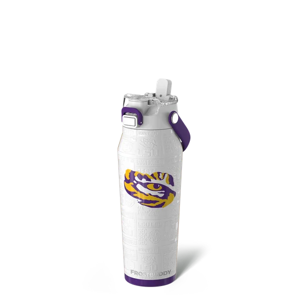 Bottle Buddy 24oz - LSU Tigers, Legacy — bottle24-lsu3dwhite