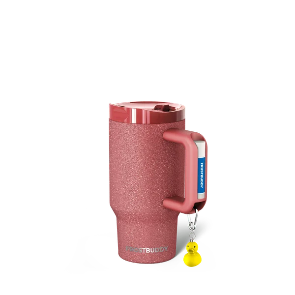 Thicc Buddy 16oz - Burgundy Glitz