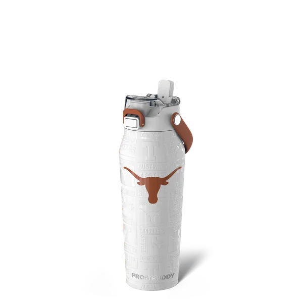 Bottle Buddy 24oz - Texas Longhorns, Legacy — bottle24-texas3dwhite
