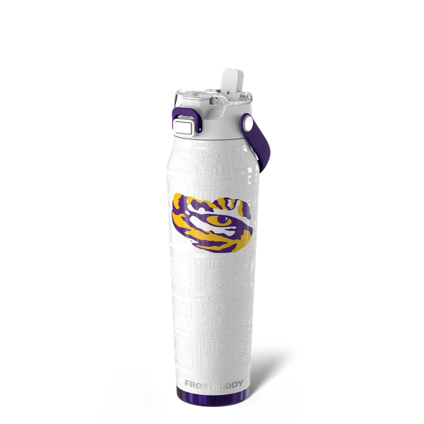 Bottle Buddy 32oz - LSU Tigers, Legacy — bottle32-lsu3dwhite