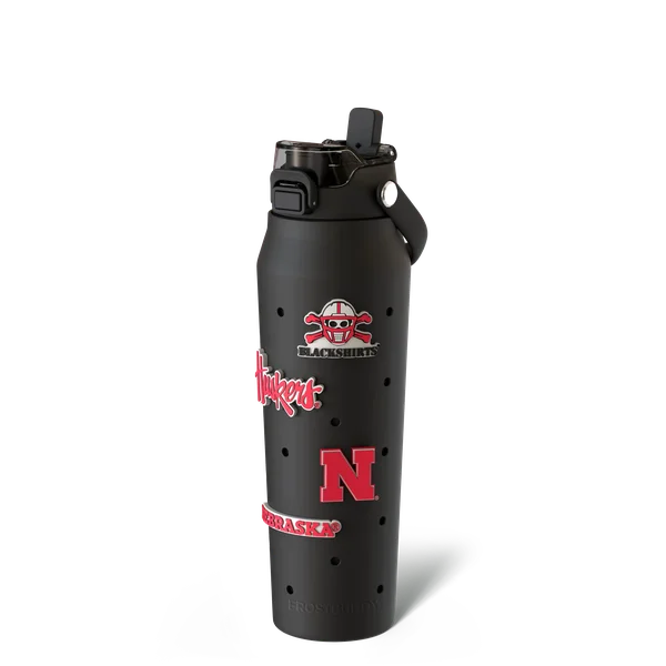Bottle Buddy 32oz, Nebraska Cornhuskers, Skin + Budz Bundle