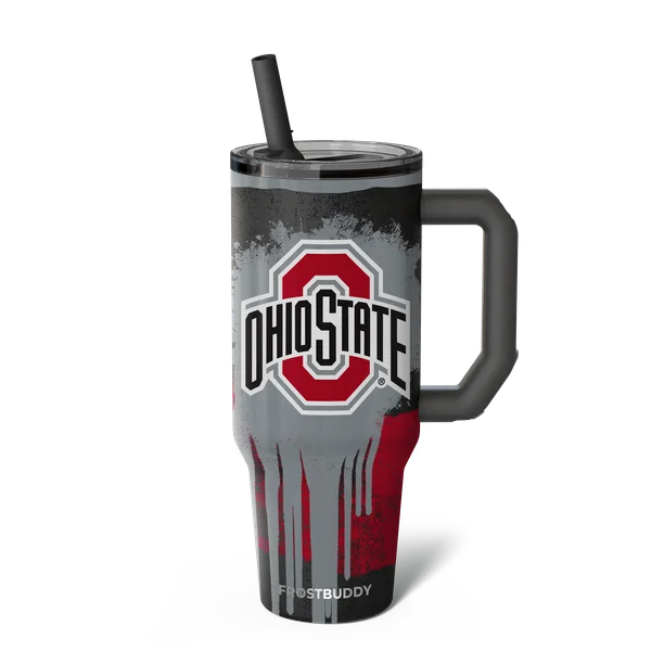 Thicc Buddy 40oz - Ohio State Buckeyes, Drip