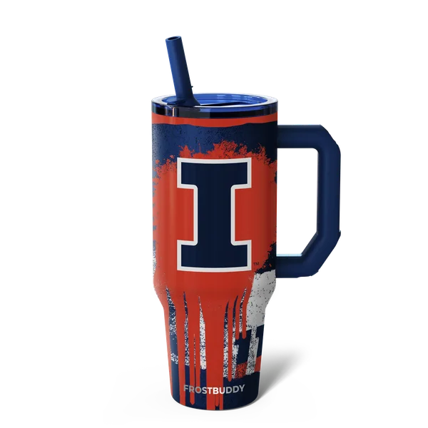 Thicc Buddy 40oz, Illinois Fighting Illini, Drip