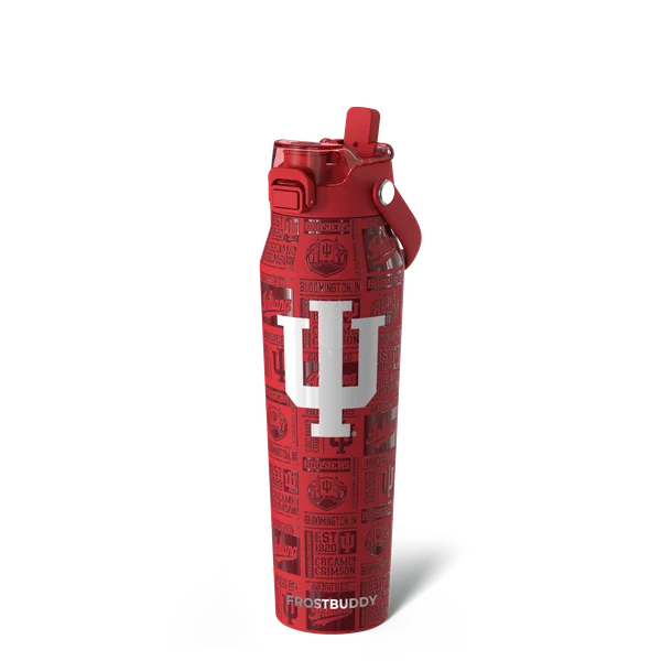 Bottle Buddy 32oz - Indiana Hoosiers, Legacy — bottle32-indiana3dcrimson