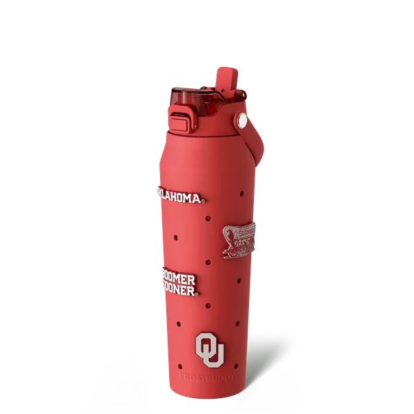 Bottle Buddy 32oz, Oklahoma Sooners, Skin + Budz Bundle
