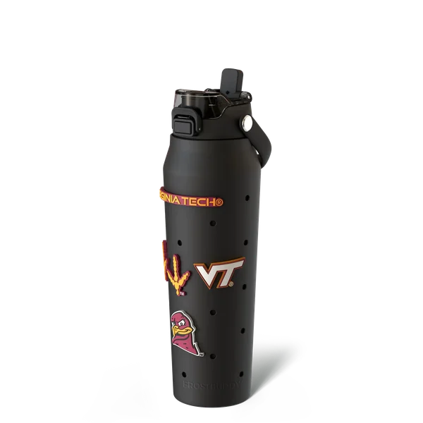 Bottle Buddy 32oz - Virginia Tech Hokies, Skin + Budz Bundle